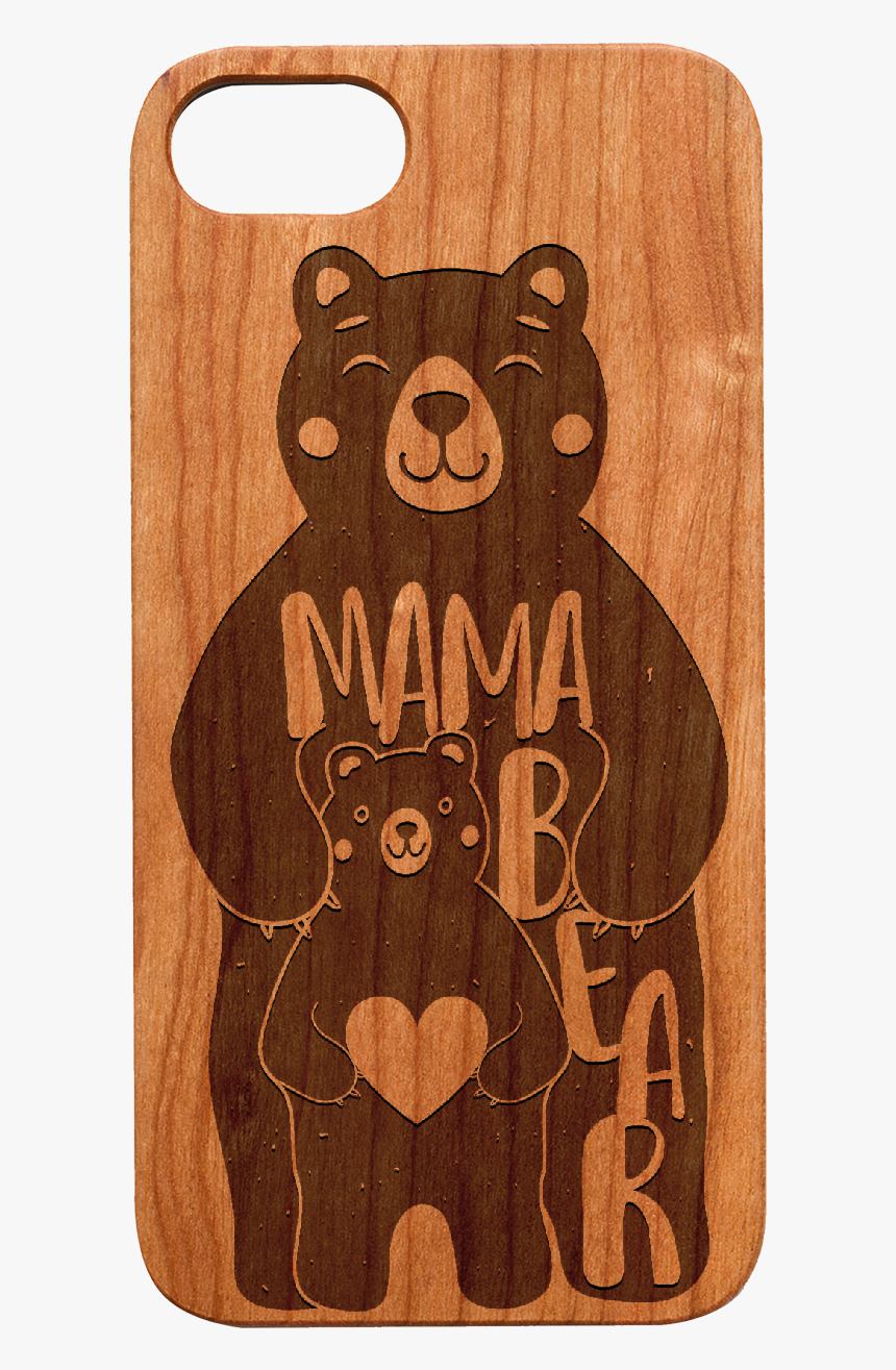 Wood Case - Mama Bear, HD Png Download