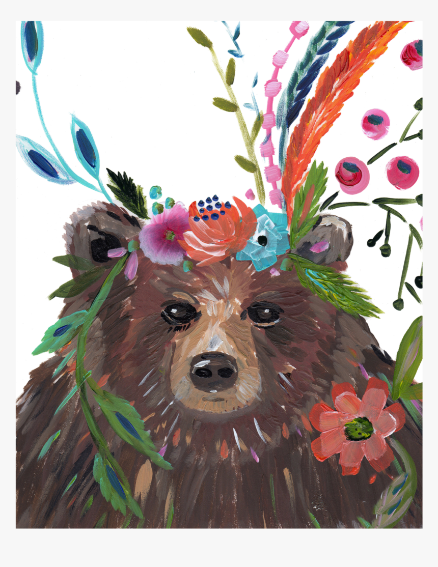 Mama Bear [art Print] 
 Class Lazyload Lazyload Fade, HD Png Download