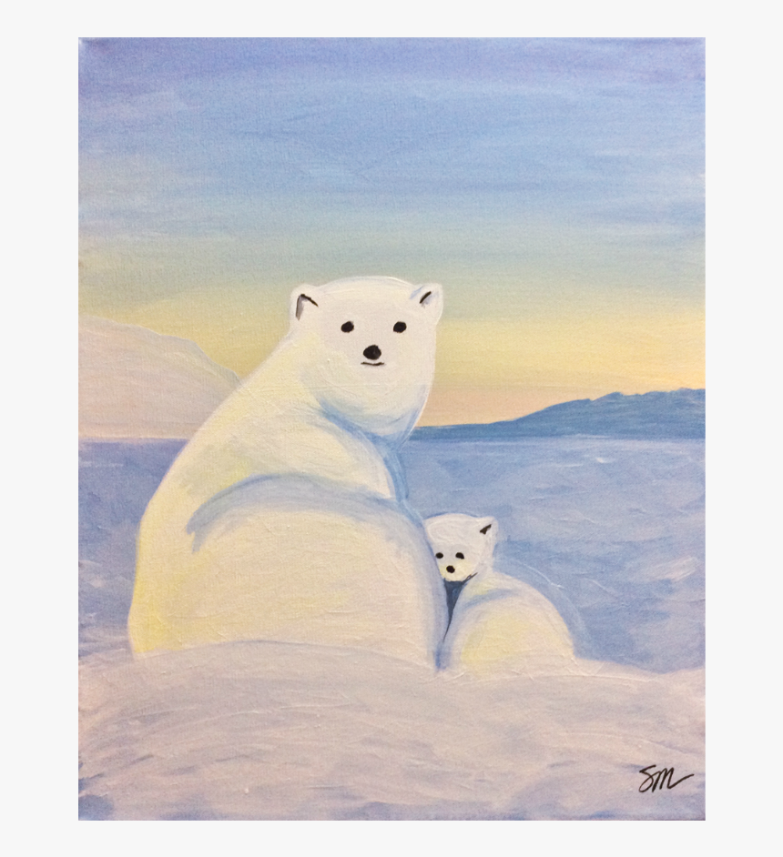 “mama Polar Bear” - Arctic, HD Png Download