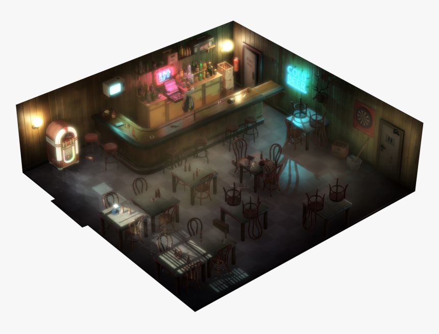 Concept Bar Nobkg - Indie Detective Games, HD Png Download