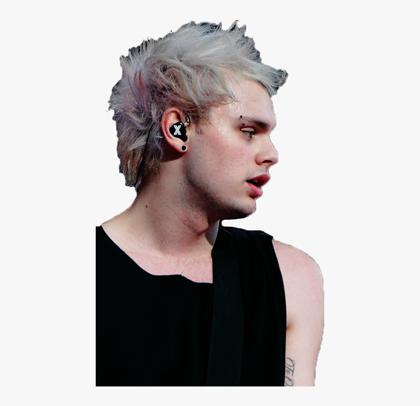 Michael Clifford Michael Clifford Transparent Transparent - Michael Clifford Pink And Blue Hair, HD Png Download