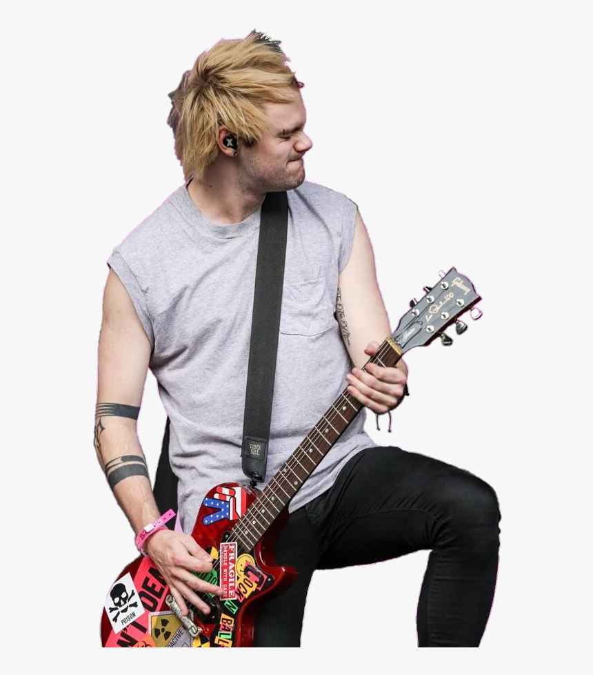 Michael Clifford Transparent Tumblr For Kids - Electric Guitar, HD Png Download