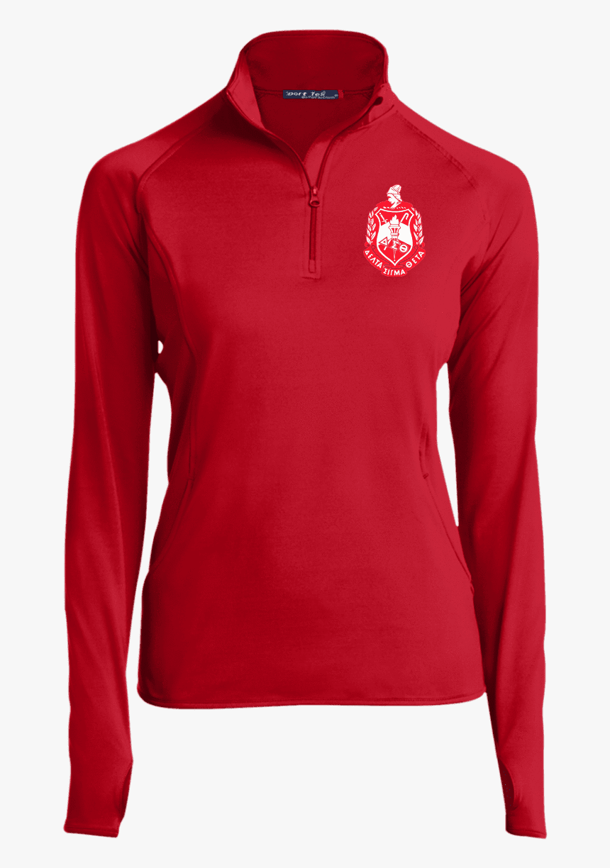 Delta Sigma Theta 1/2 Zip Performance Pullover - Delta Sigma Theta Hoodie Shirt, HD Png Download
