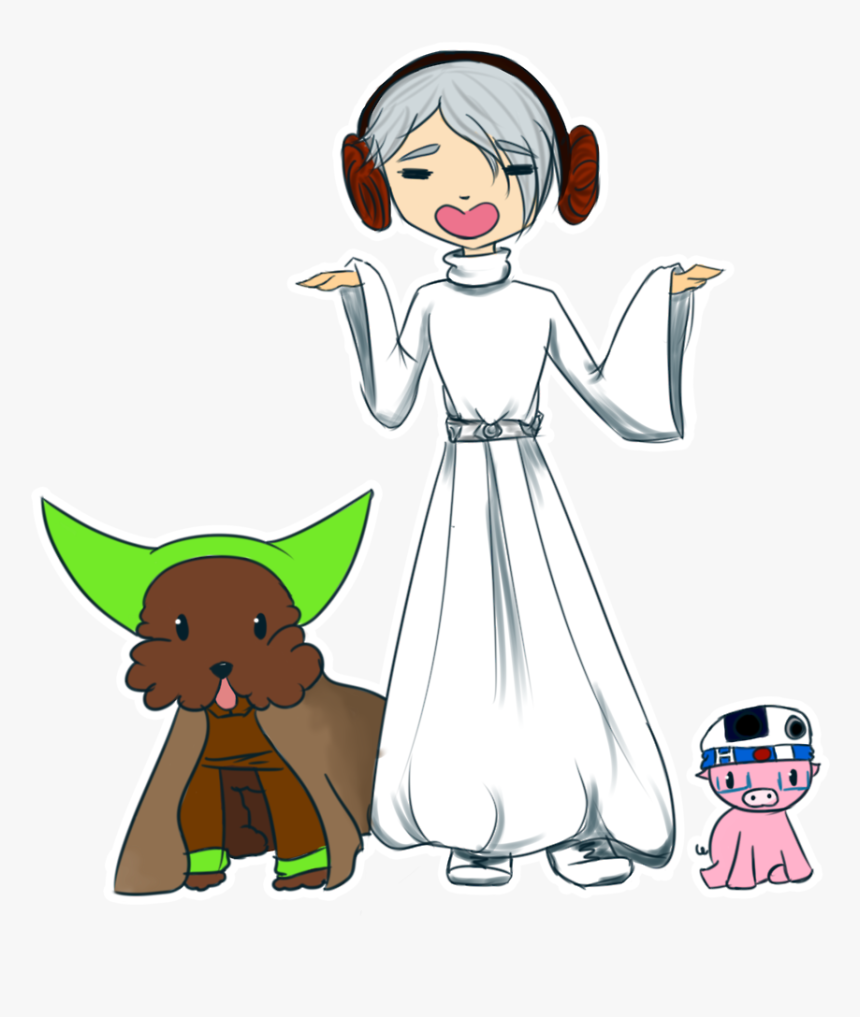 Star Wars Victor Nikiforov Pigsuky Yuuri Makacchin - Cartoon, HD Png Download