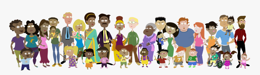 Family Portrait - Cartoon, HD Png Download