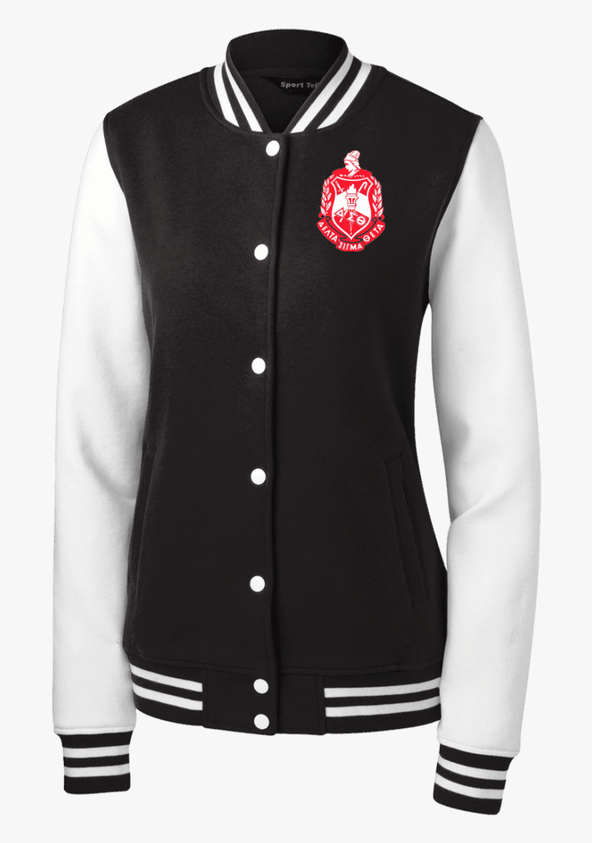 Delta Sigma Theta Fleece Letterman Jacket - Sport-tek, HD Png Download
