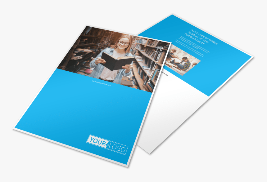 Book Store Flyer Template Preview - Flyer, HD Png Download