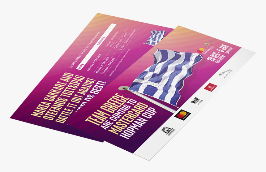 Hopman Cup Flyer - Graphic Design, HD Png Download