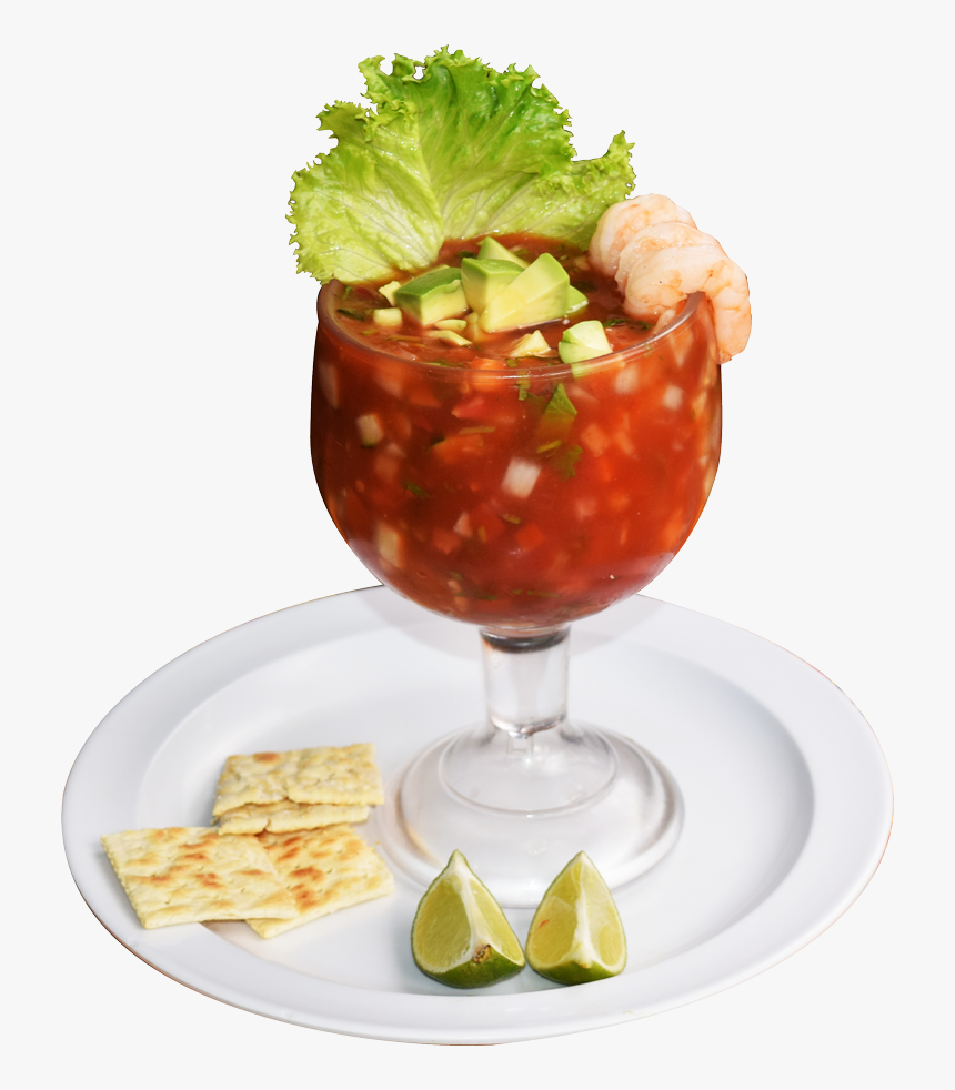 Cooked In Our Lime Juice And Accompanied By Veggies - Coctel De Camaron Png, Transparent Png