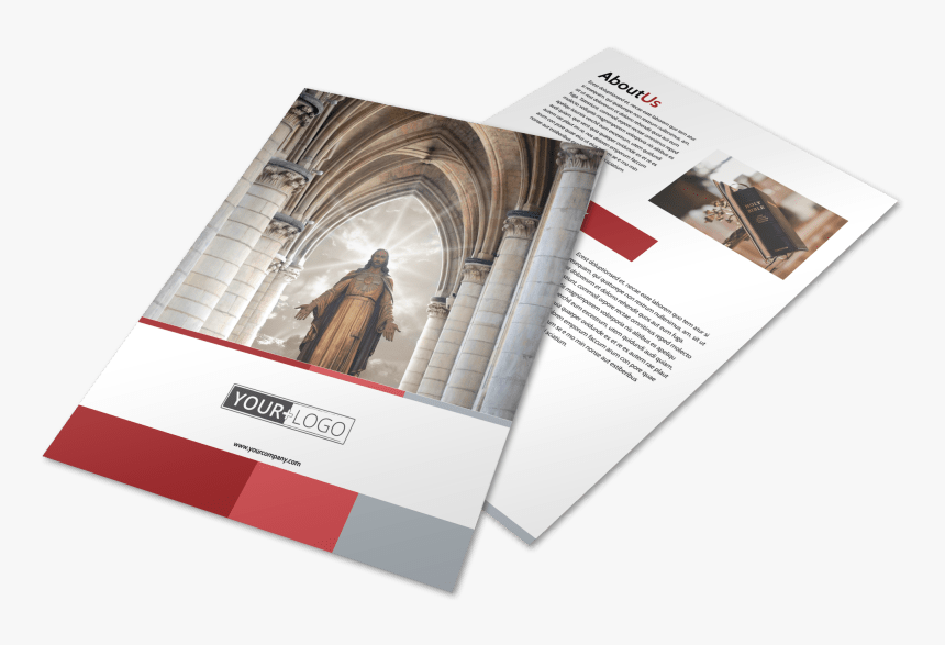 Catholic Church Flyer Template Preview - Church Flyer Catholic, HD Png Download