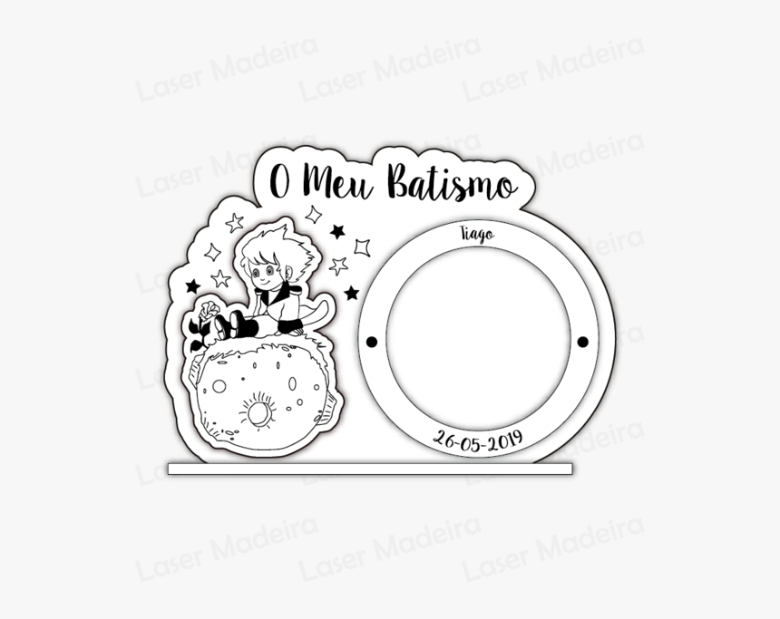 Transparent Molduras Batizado Png - Circle, Png Download