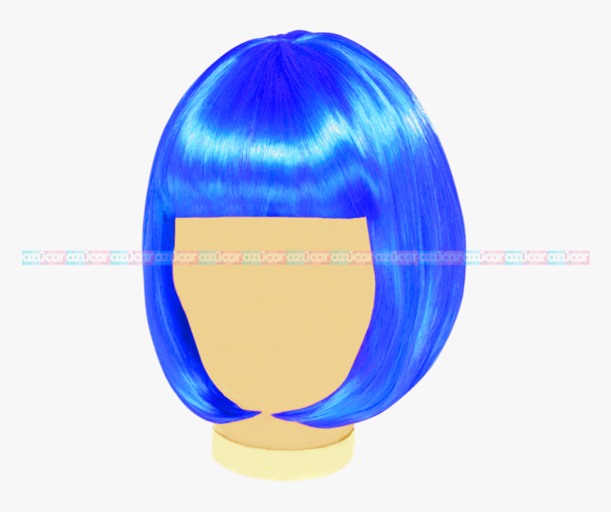 Granmark Peluca Bob Azul 3/1 - Lace Wig, HD Png Download