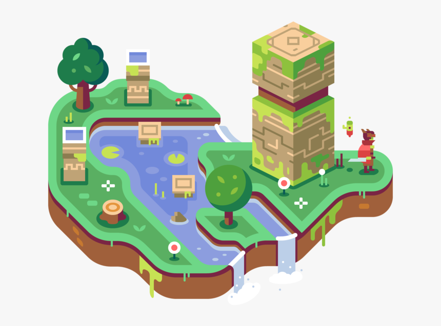 Hyper Light Drifter Discord Dioramas Illustrations, HD Png Download