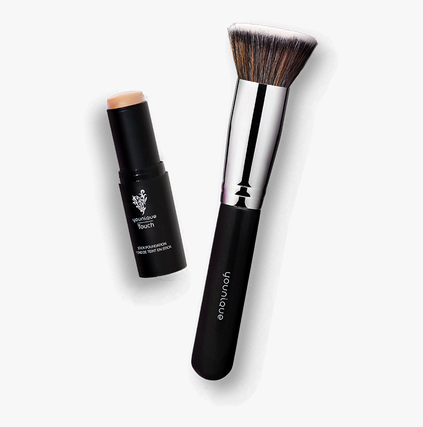 Younique Stick Foundation And Kabuki Brush, HD Png Download