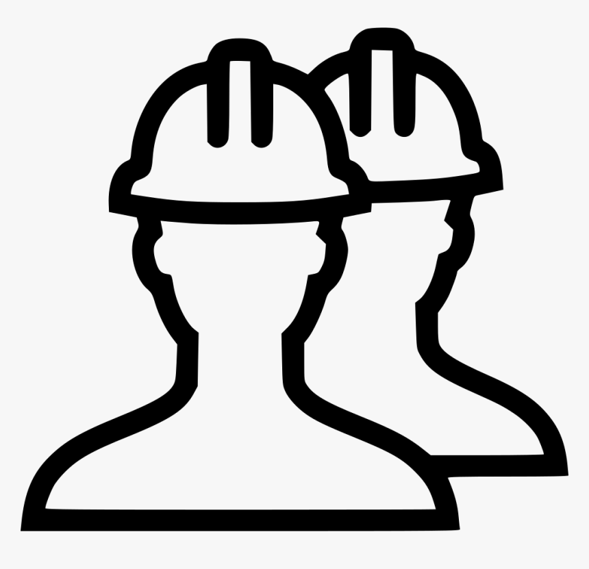 Workers - Contacts Icon Png White, Transparent Png