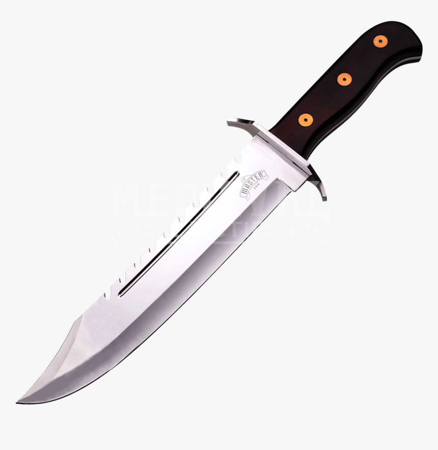 Saw Transparent Back Clip Transparent Download - Bowie Knife Png, Png Download