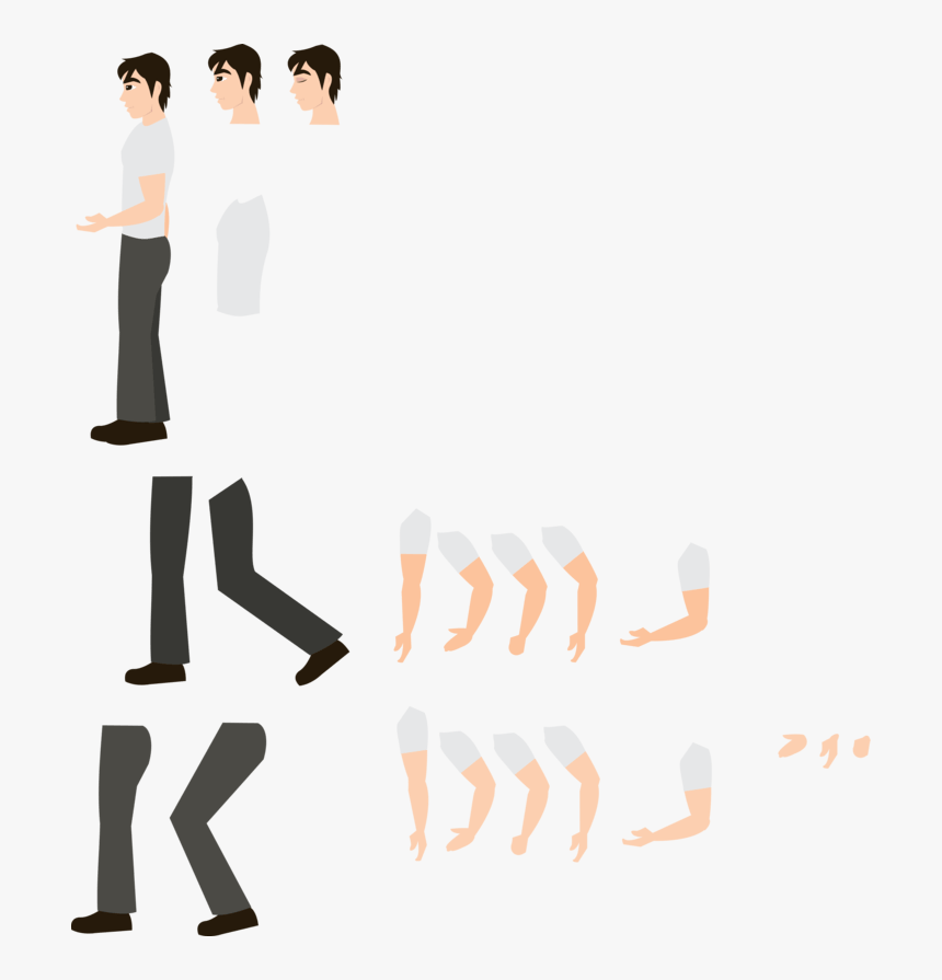 Pretty Boy Side Profile Template Png - Figure Skating, Transparent Png