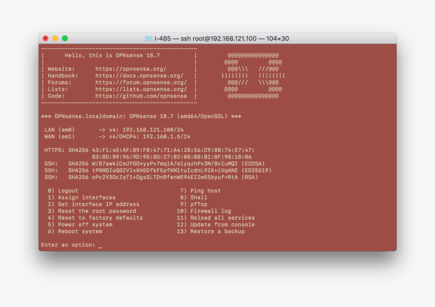 - - / - - / Images/opnsense Terminal 1 - Pattern, HD Png Download