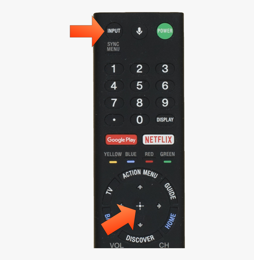 Sony Rmf-tx200u Tv Remote Control , Png Download - Sony Rmf Tx200u, Transparent Png