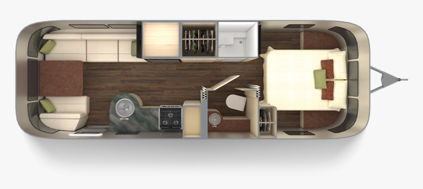 Serenity 27fb With Oyster Interior Decor - International Signature 27 Airstream, HD Png Download