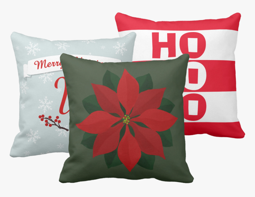 Christmas Pillows At Dogwood & Thistle On Zazzle - Cushion, HD Png Download