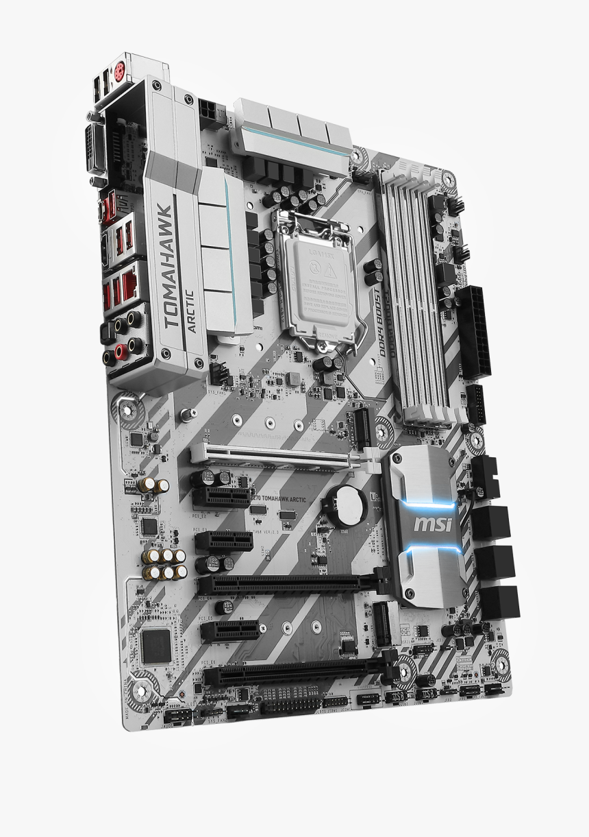 Msi H270 Tomahawk Arctic Socket 1151, HD Png Download