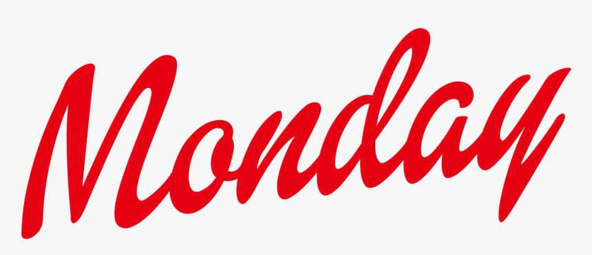 Monday Logo Design Png - Transparent Monday Png, Png Download