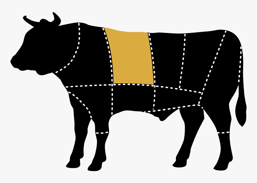 The Fully-frenched Rib Bone Defines This Statement - New York Manhattan Cut, HD Png Download