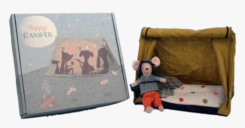 Maileg Hiking Mouse With Tent, HD Png Download