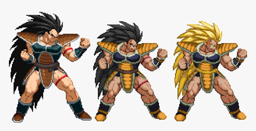 Raditz Z2 Conversion - Raditz Z2 Sprite, HD Png Download