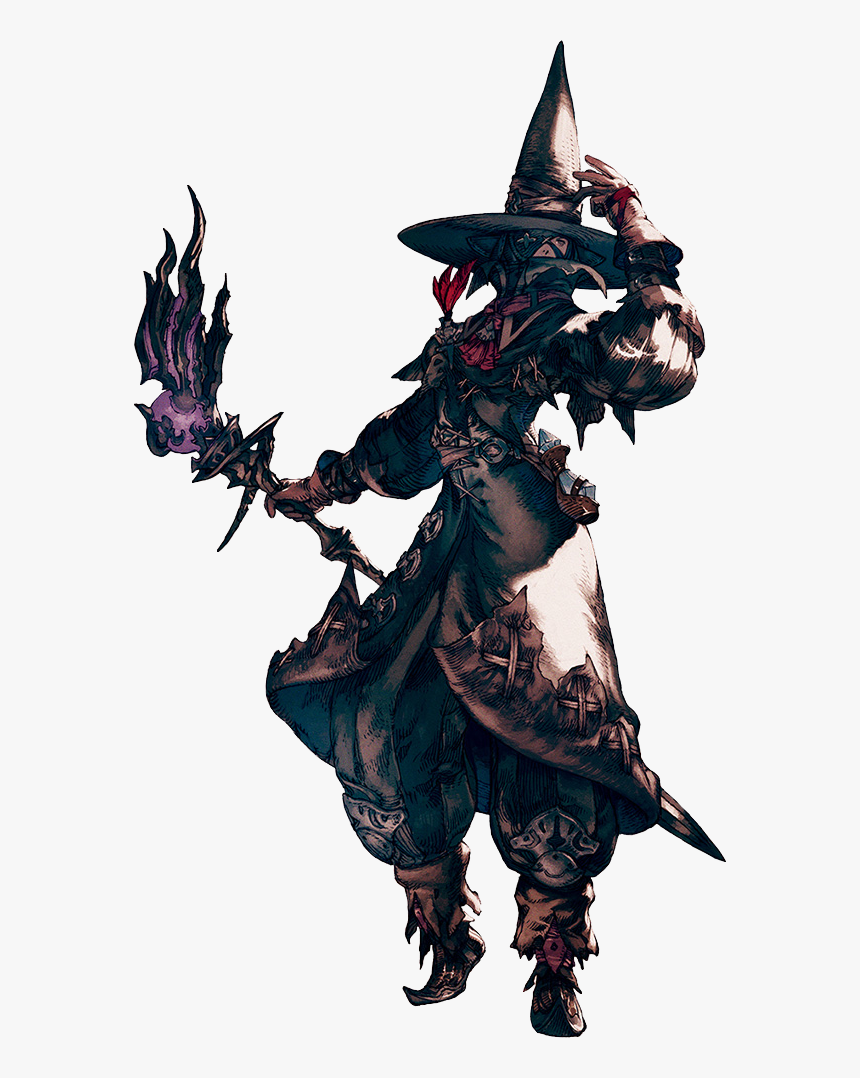 Black Mage Png - Black Mage Final Fantasy 14, Transparent Png