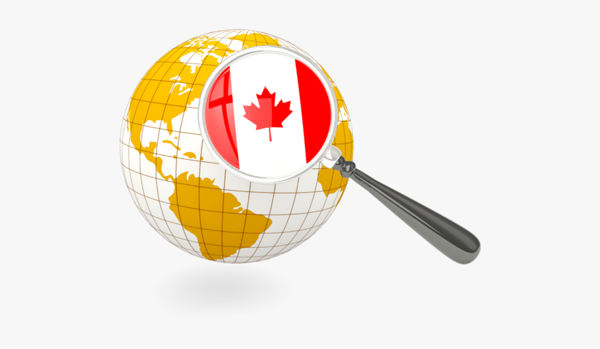 Magnified Flag With Globe - Indonesia Globe Icon Png, Transparent Png