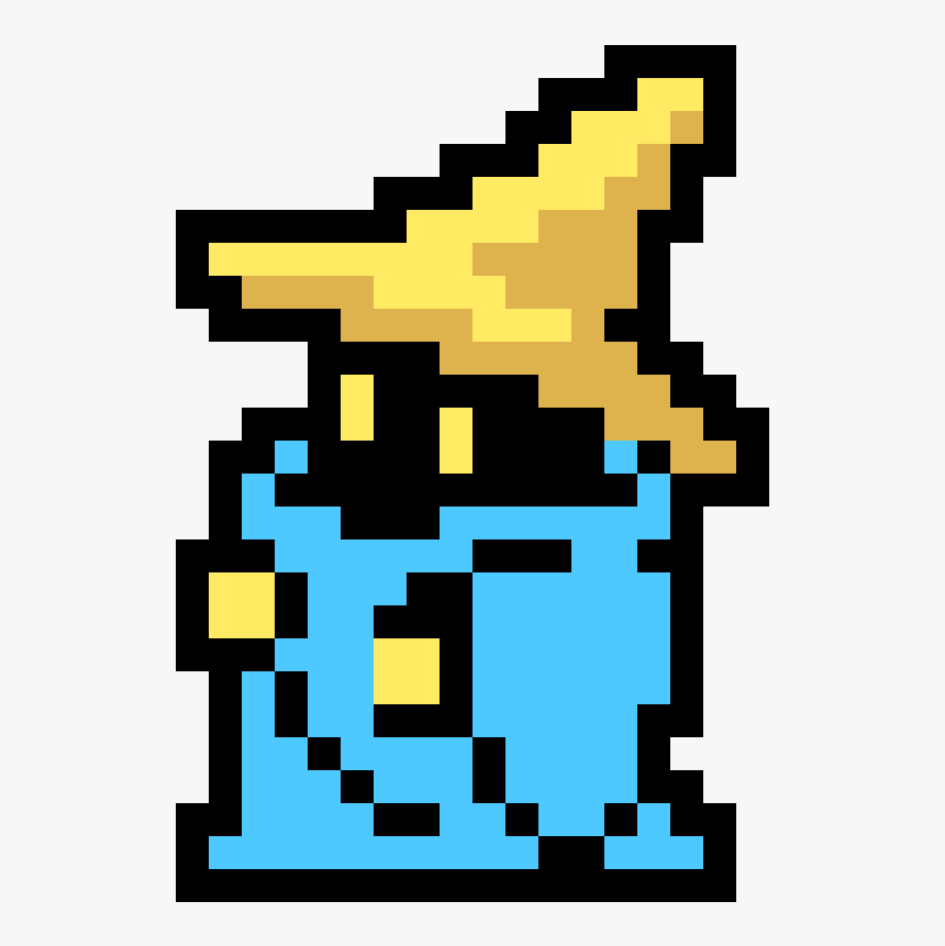 Final Fantasy Black Mage Pixel, HD Png Download