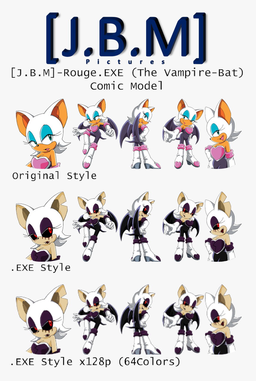 Rouge The Bat Exe, HD Png Download