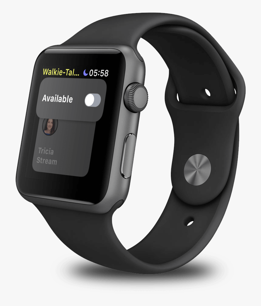 Not Available Setting In The Walkie-talkie Feature - Black Apple Smart Watch, HD Png Download
