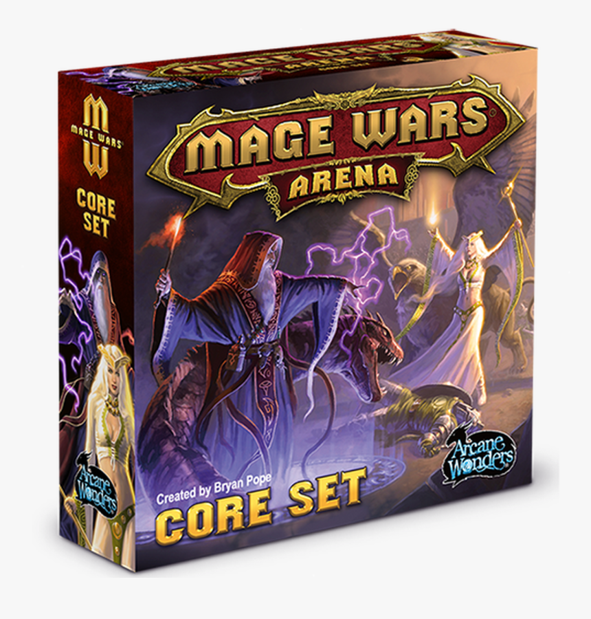 Mage Wars Arena Core Set Box - Mage Wars Arena Core Set, HD Png Download
