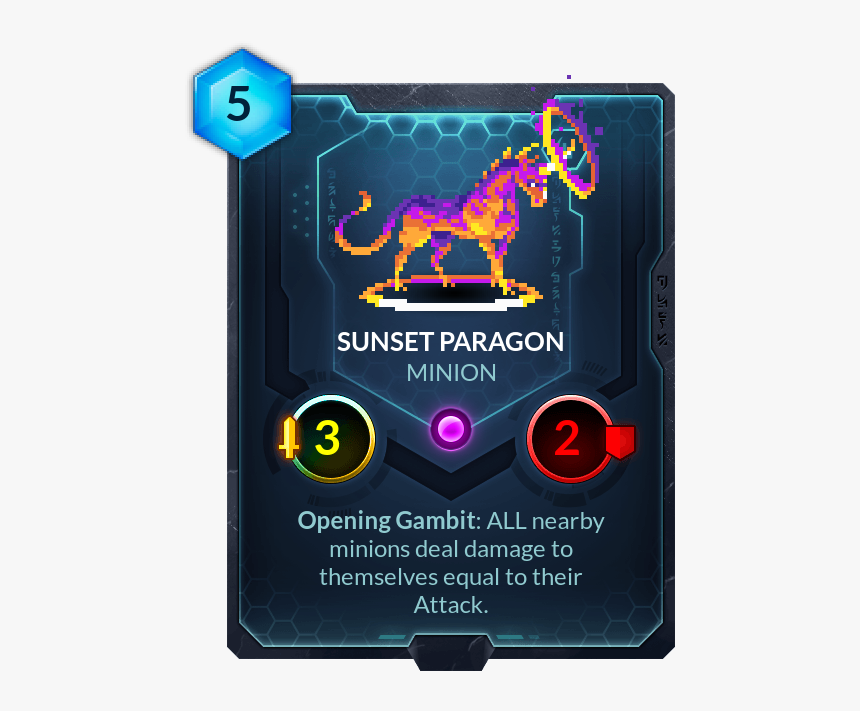 Sunset Paragon - Lesser Water Ball Duelyst, HD Png Download