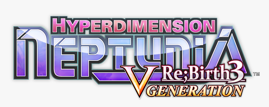 Hyperdimension Neptunia Re Birth3 Logo, HD Png Download