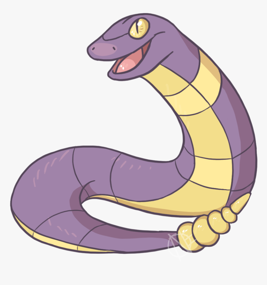 Lookit My Art Neo Draws All The Pokemon Ekans Poison - Cartoon, HD Png Download
