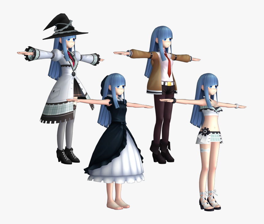 Download Zip Archive - Hyperdimension Neptunia Mages Costumes, HD Png Download