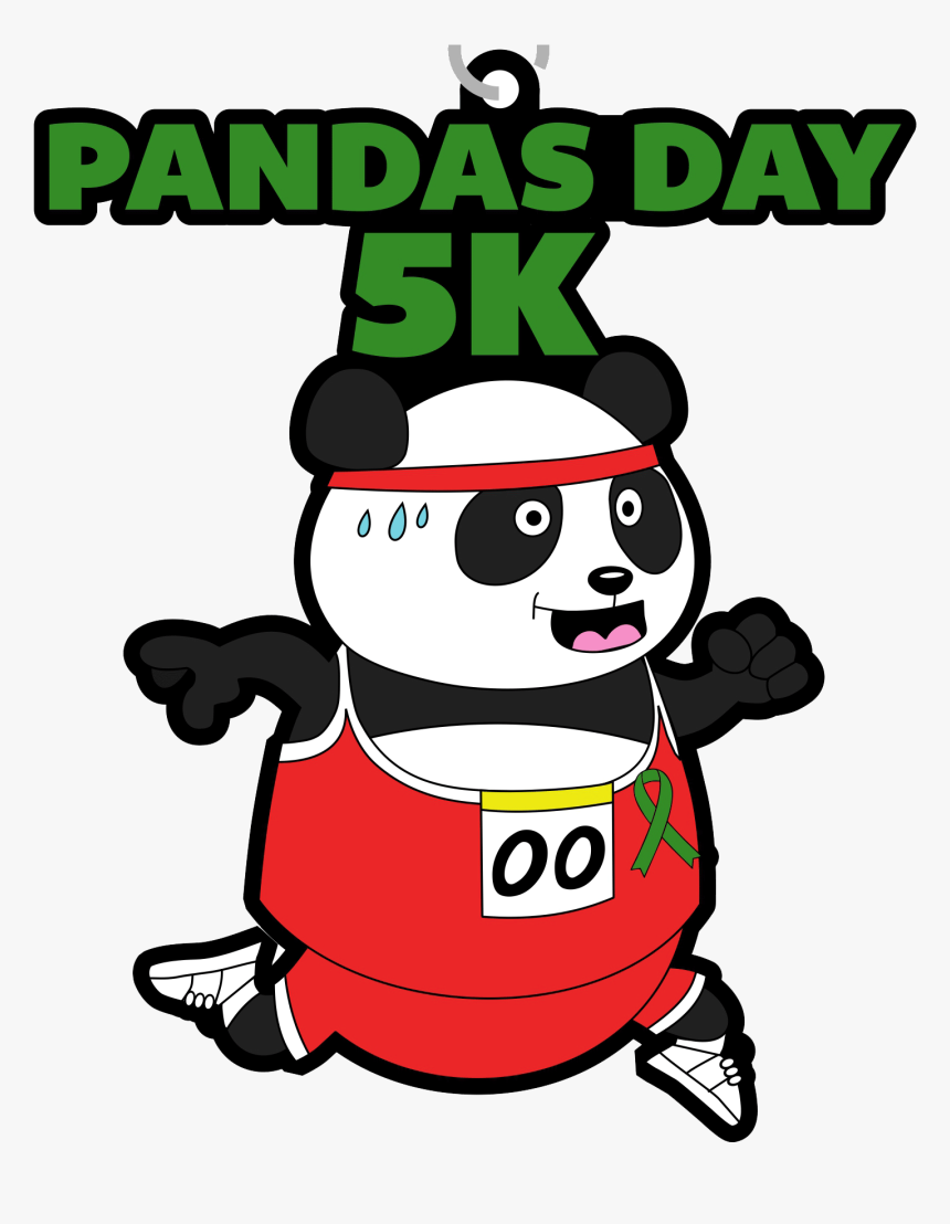 Pandas Day 5k - Cartoon, HD Png Download