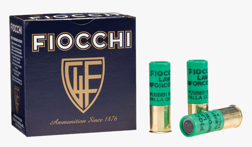 Fiocchi 12lebat Rubber Baton 12 Gauge - Gauge, HD Png Download