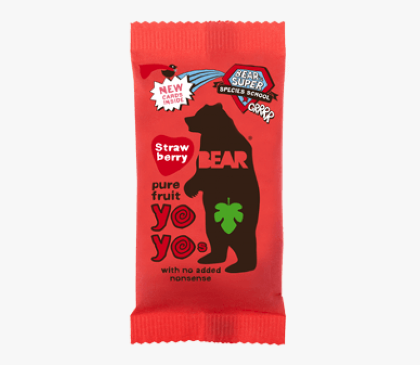 Bear Yoyo Strawberry Fruit Roll 18 X 20g - Yoyo Bear Roll, HD Png Download