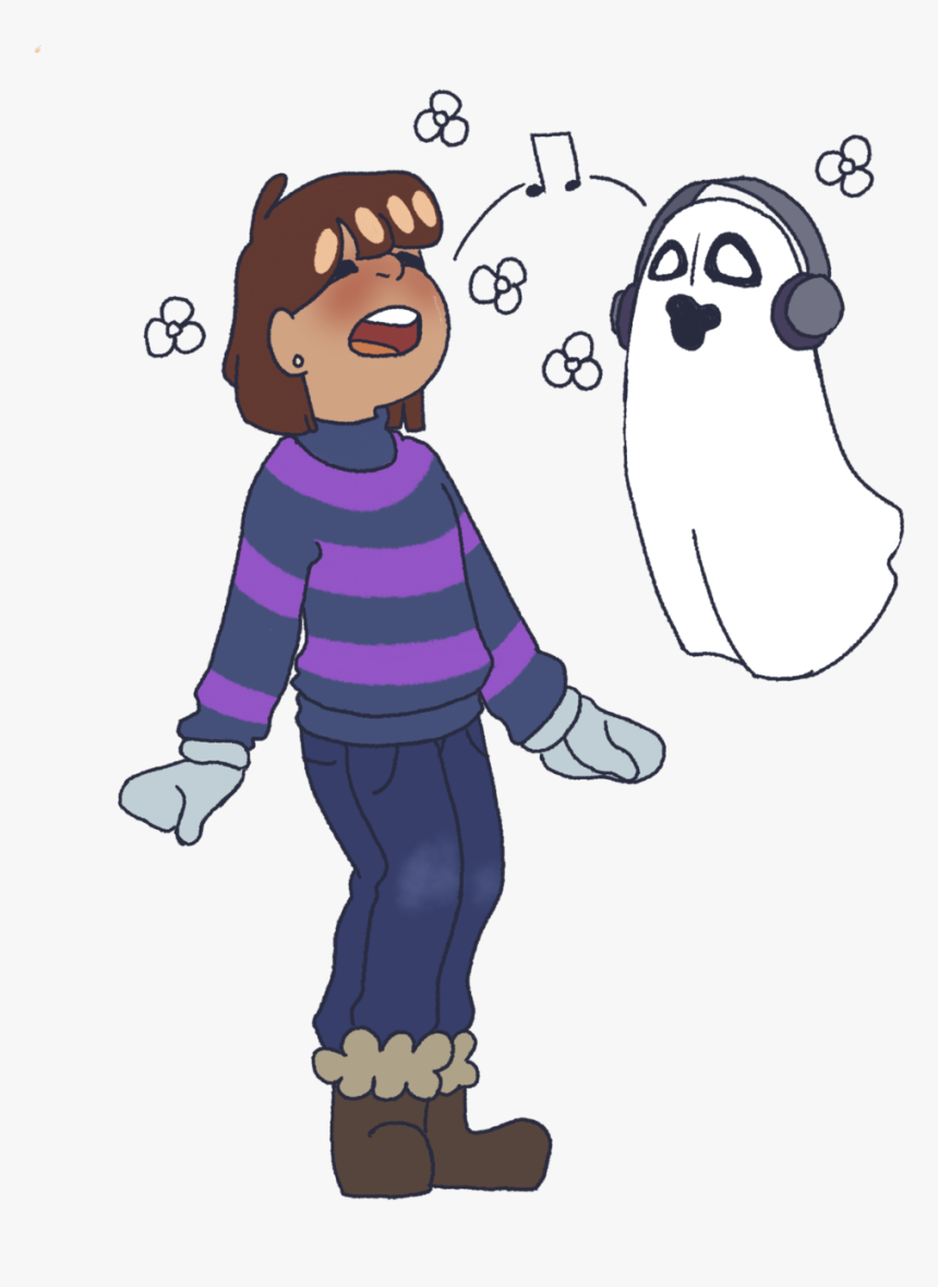 Should I Toddler Frisk And Napstablook, Perhaps The - Cartoon, HD Png Download