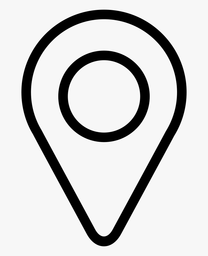 Placeholder Outline Maps Interface Tool - Point Of Interest Icon Png, Transparent Png