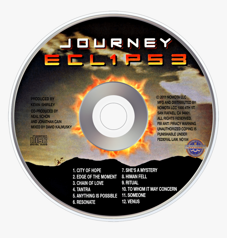 Journey Infinity Cd - Journey Eclipse, HD Png Download
