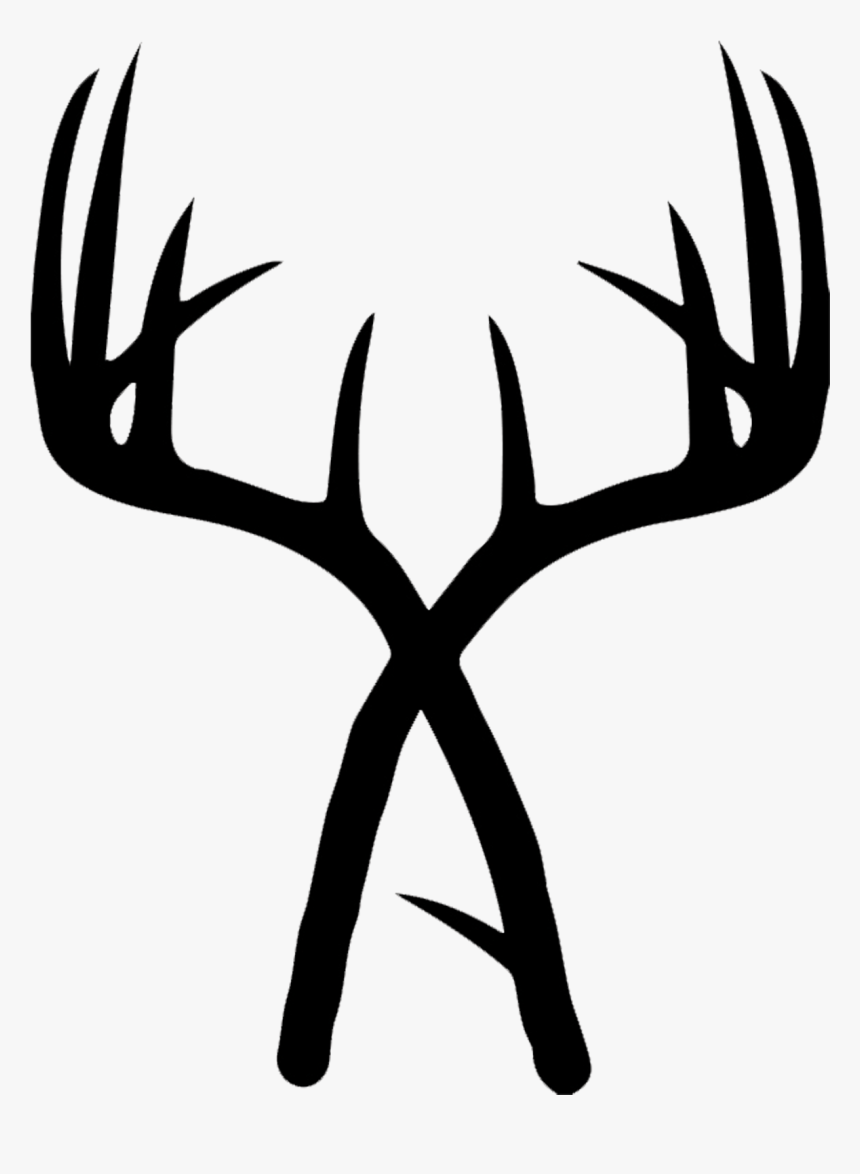 Drawing Of Deer Antlers , Png Download - Brown Deer Antlers Clipart, Transparent Png
