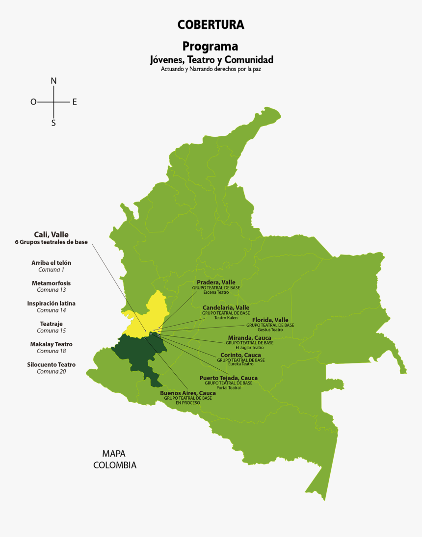 Colombia Map Png, Transparent Png