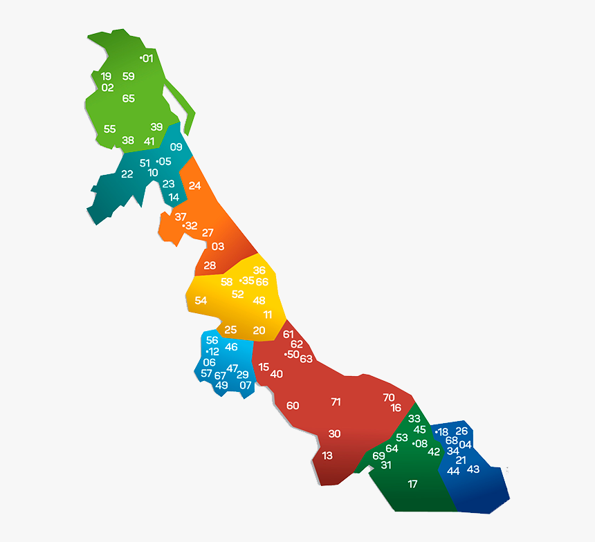 Estado De Veracruz Mapa Png, Transparent Png