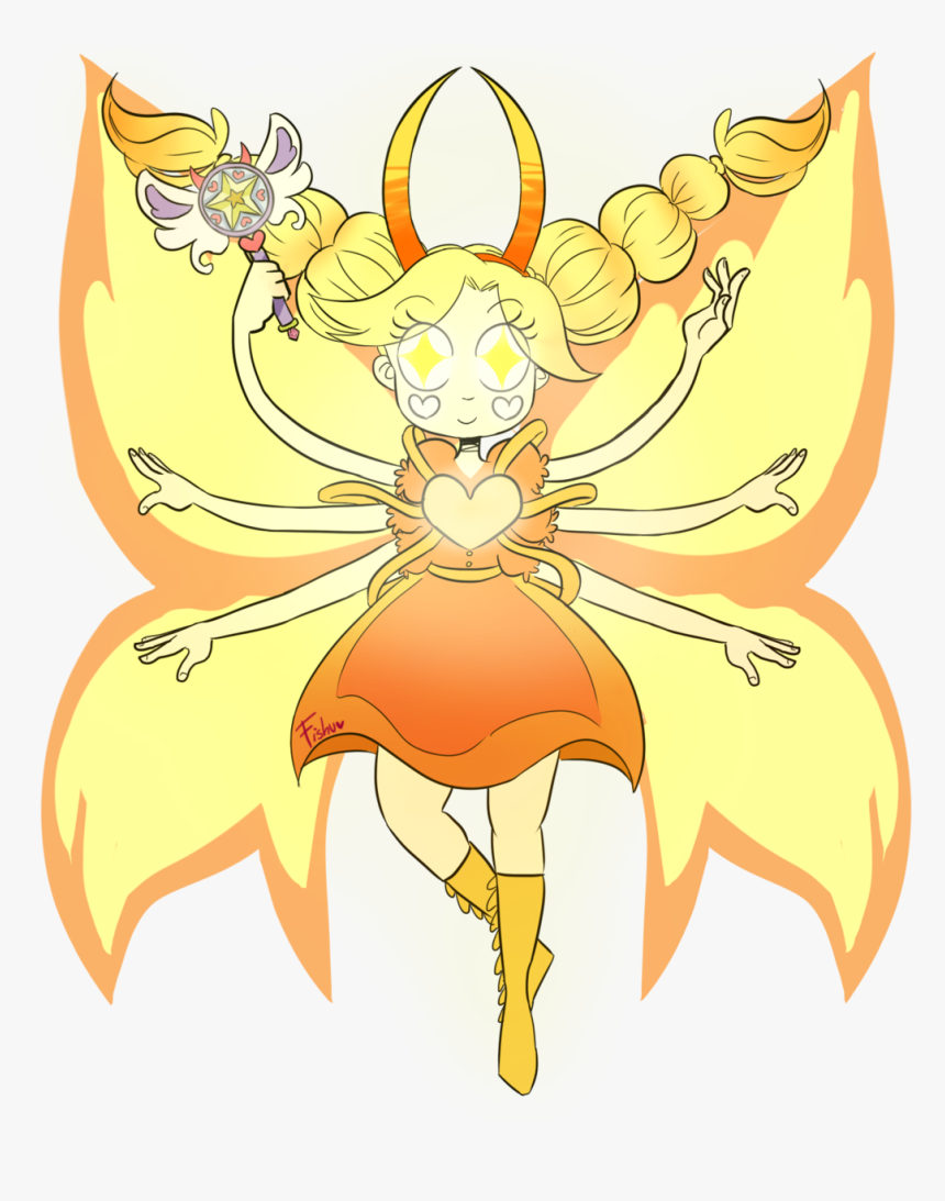 Star Butterfly By Lauretta123 - Star Butterfly Wings, HD Png Download